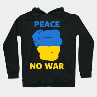 Ukraine Peace no war Hoodie